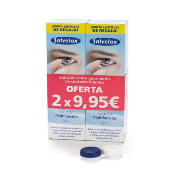 Salvelox solución única para lentes de contacto blandas