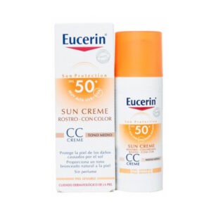 Eucerin solar crema cc color medio SPF 50