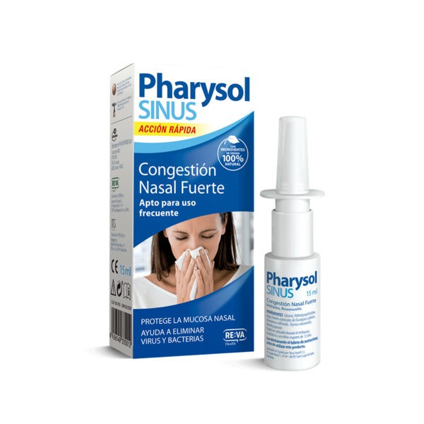 Pharysol sinus spray congestión nasal y rinosinusitis