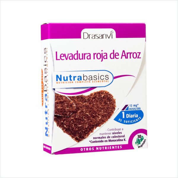 DRASANVI NUTRABASICS LEVADURA ROJA DE ARROZ 30 CAP